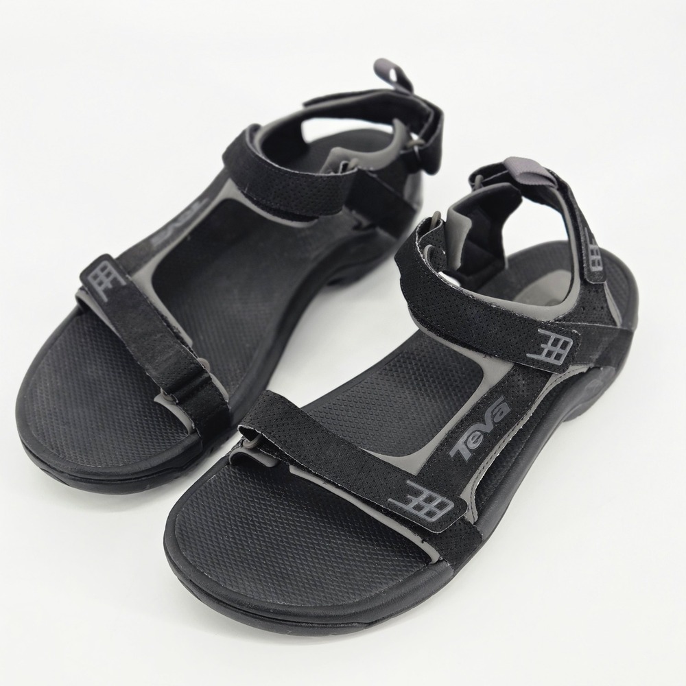 Teva Men's Minam Black Triple Strap Hiking Water Sport Trail Sandals 13 Gorpcore